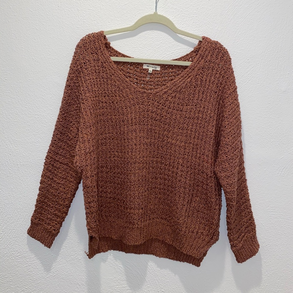Mauve Knot Sweater